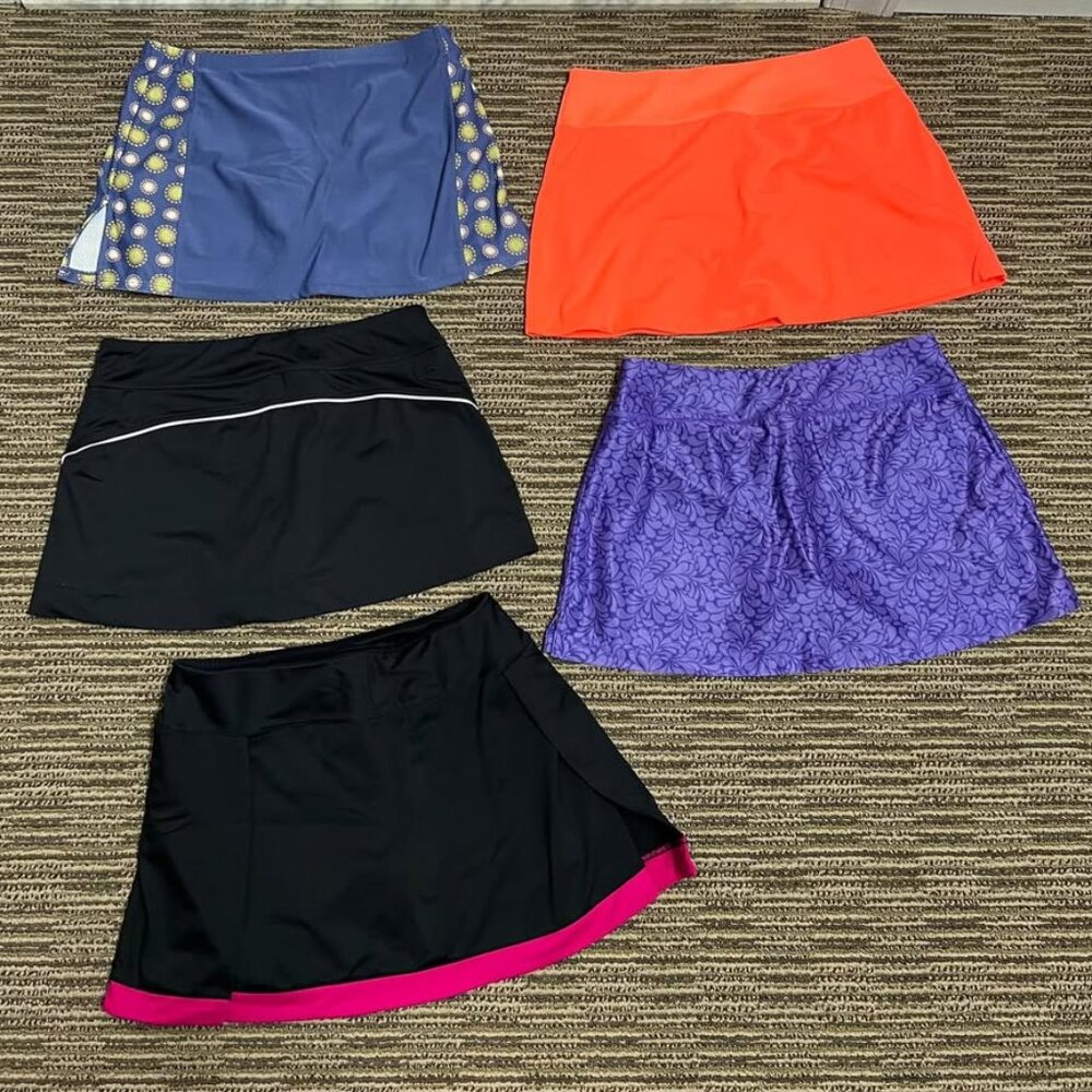 bundle of 7 skirts Avia Women’s Tennis Skirts Size S brief lined